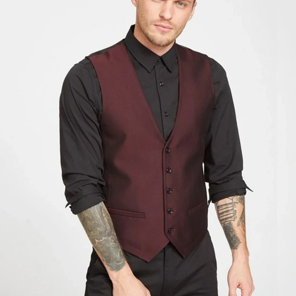 NWT G by GUESS AARON TEXTURE MENS VEST SZ XS